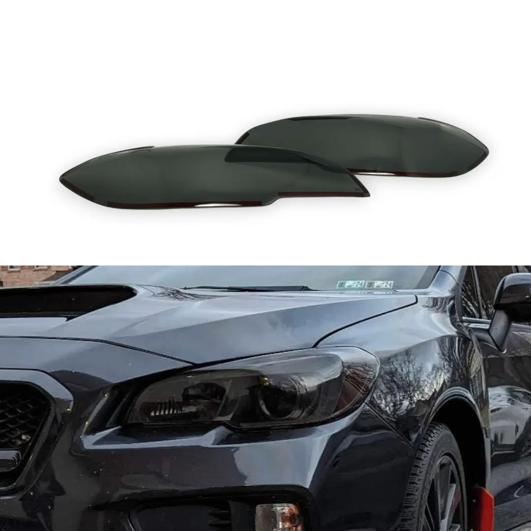 Smoked Headlight Covers for 2015-2021 Subaru WRX/STI By Tint My Light