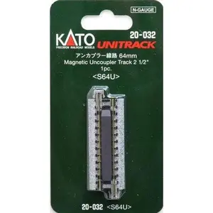 Kato 20-032 N Scale 64mm 2-1/2" Straight Uncoupler UniTrack Track