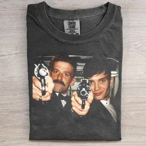 Vintage Peaky Blinders Shirt, Arthur and Tommy Shelby Graphic Tee, Retro 1920s Gangster British Drama T-shirt, Comfort Colors 1717 Men Gift