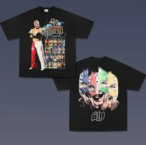 Rey Mysterio Vintage Graphic Tees, Wrestling Tshirt, WWE Shirts, Masters 2025 Merch, Unisex Vacation Outfits Men Clothing Gifts Women Streetwear