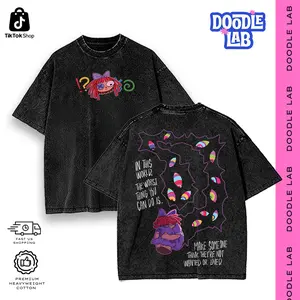 Ragdoll Ragatha The Amazing Digital Circus Graphic Tees • Hoodie Streetwear • Vintage Oversized Acid Wash • Indie Cartoon Merch • Heavyweight Menswear Comfort Cotton