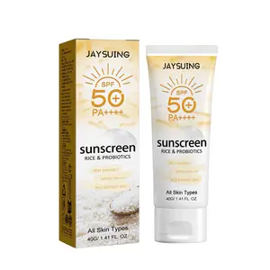JAYSUING Rice & Probiotics Sunscreen UV Protection Anti-Aging Anti-Tanning Skin Nourishing Sunscreen Lotion