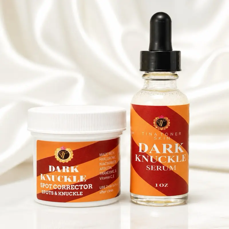 Tina Dark Knuckle Toner Serum - Hydrating Aloe & Collagen Moisturizer with Smooth, Lightweight Hyaluronic Acid for Normal Skin