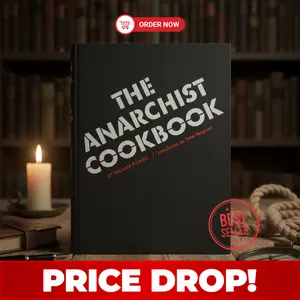 Anarchist Cookbook (1971 Classic Edition) – Controversial Counterculture Book – Underground Radical Literature & Free Speech Debate – Rare Collectible for History Enthusiasts & Alternative Readers