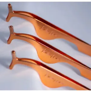 Rose Gold Lash Applicator for Safe and Secure Falsies Application - Cosmetic