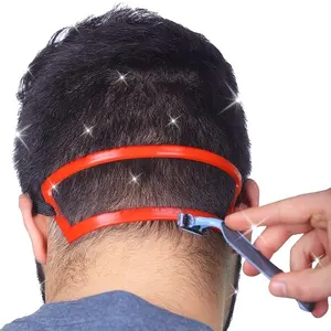 Professional Neckline & Hairline Shaving Template - Easy-to-Use Guide for Precise Trimming, Ideal for Straight Haircuts