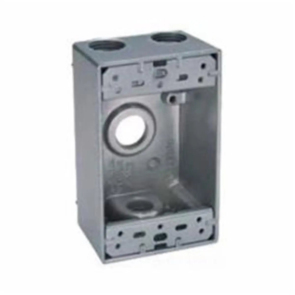 212 MAIN 1-Gang Outdoor Junction Box, 4-3/4 in. Weatherproof Die-Cast Metal with Seamless Design and Powder Coat Finish, Includes Mounting Lugs, Closure Plugs, and Ground Screw, Branch Circuit Wiring, Reinforced Connector Outlets, Rugged Construction, Inc