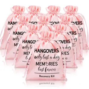 Hangover Party Favor Bag, 20pcs/set Hangover Party Gift Bag with Drawstring, Gift Wrapping Supplies for Wedding Bridal Shower Party, Party Favors Assortment