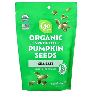 Go Raw Organic Sprouted Pumpkin Seeds, Sea Salt, 14 oz (397 g)