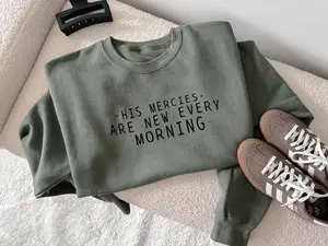 Mercy Sweatshirt | Faith Quote Gift | Christian Crewneck | Religious Sweatshirt | The way The truth THe life | Christian Faith Apparel Gift