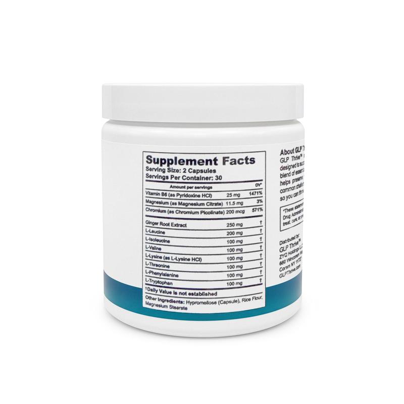 GLPthrive Daily Nutrition & Energy Support - Doctor-Formulated Supplement for Hydration & Vitality - 60 Capsules 30-Day Supply