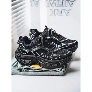 Unisex Thick Sole Comfortable Breathable Dad Shoes, Casual Sporty Sneakers,   All Seasons