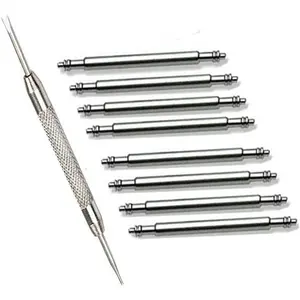 22mm Spring Bars Watch Pins Replacement Pins 8 PCS Diameter 1.5mm with Watch Band Remove Tool (22mm)