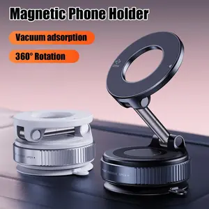 Vacuum Suction Magnetic Car Phone Holder, 360° Rotatable Foldable Lazy Phone Bracket, Phone Stand for Car, Home, Office, Car Phone Mount, Car Cellphone Mount, Cell Phone Mounts