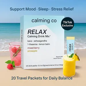 calming relax co calming powder buzz,kava kava relax calming drink,calming drink mix mixed berry pineapple,Boxed 20 Mixed Pack