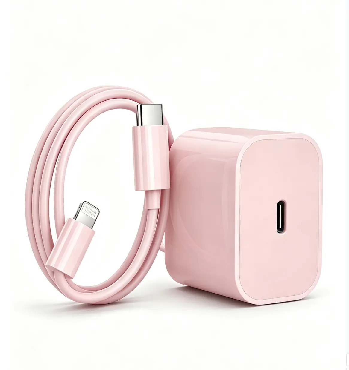 iPhone Charger Fast Charging 20W PD USB C Wall Charger 10FT Cable Fasting Charging Adapter Compatible with iPhone 14Pro/13 Pro/12/12 Pro Max/11 Pro Max/XS Max/XS/XR/X/8 and More(Pink)