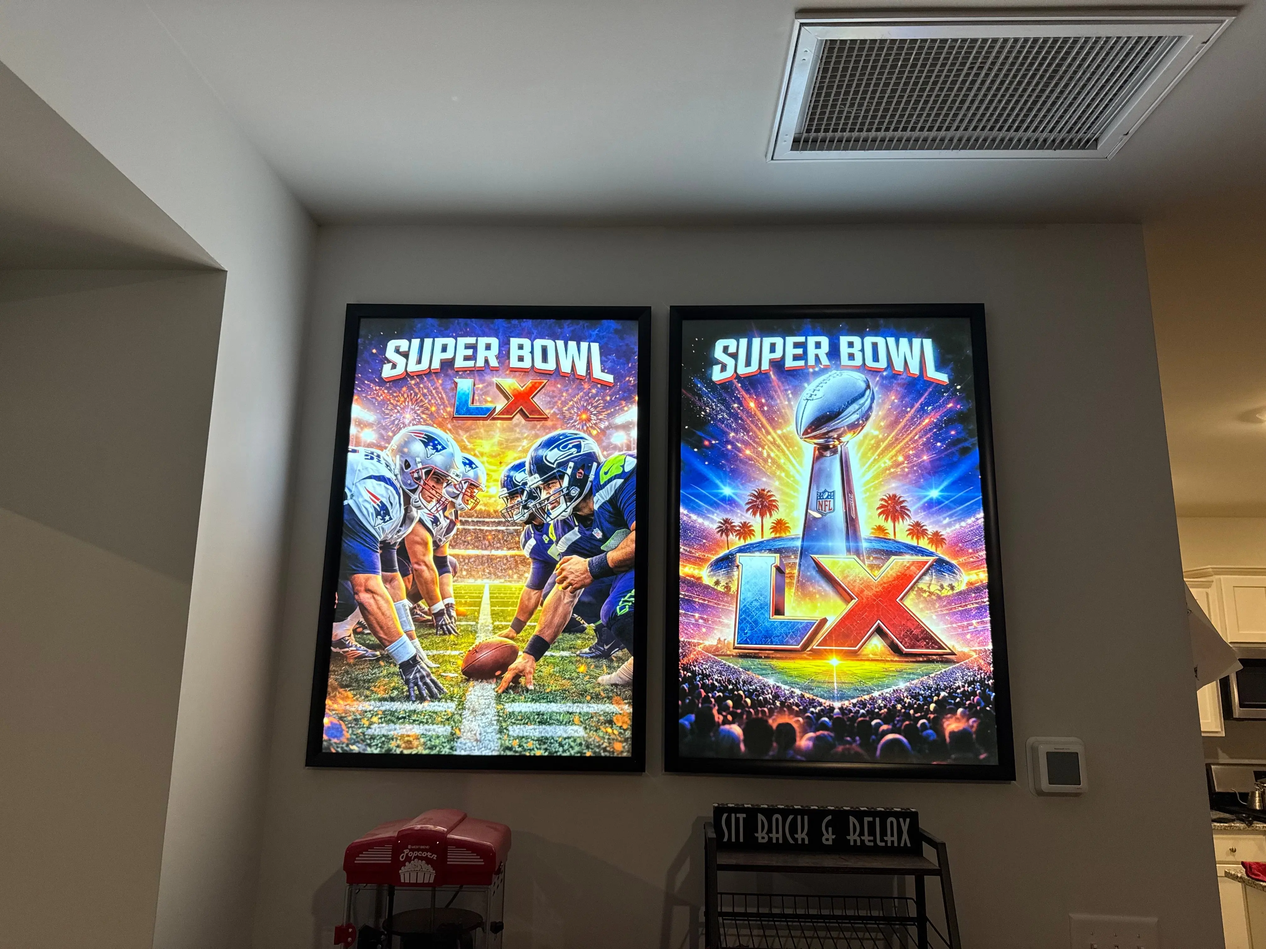 2-Pack 18x24 Glowbox LED Light Box Poster Frame