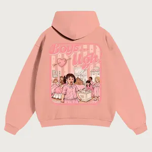 Unisex “Boys...Ugh!” Funny Valentine Hoodie – 90s Movie Quote Graphic Streetwear