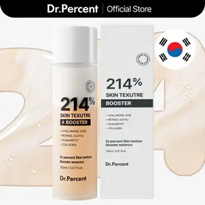 Skin Texture Booster 214% Essence – Deep Hydration, Glass Skin, Triple Hyaluronic Acid, Collagen & Retinol, Lightweight & Non-Sticky, Visibly Plumping Effect, Korean Skincare, 5.07 fl oz