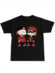 Tiktok Trendy Cotton Tee, Streetwear Style Comfortable Home Wear, Long Fitted Design, Casual Daily Fashion, Perfect for Showcases