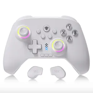 YUYIU Dawn Breaker (Not for Xbox) Hall Effect Wireless Controller - Features Hall Effect Joysticks, Macro Programming, Linear Triggers, 6-Axis Gyro, Dual Vibration & RGB Lighting | 3-Mode Connectivity | Compatible with Windows PC, Android, Switch, TV