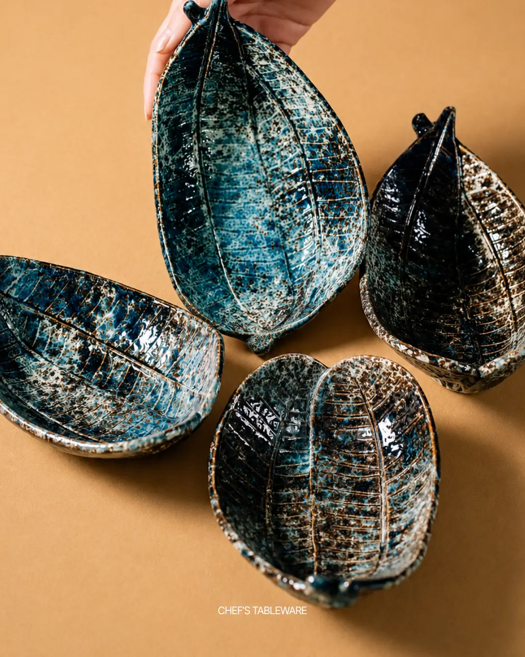 Handmade Ceramic Leaf Bowl
