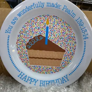Happy Birthday Plate