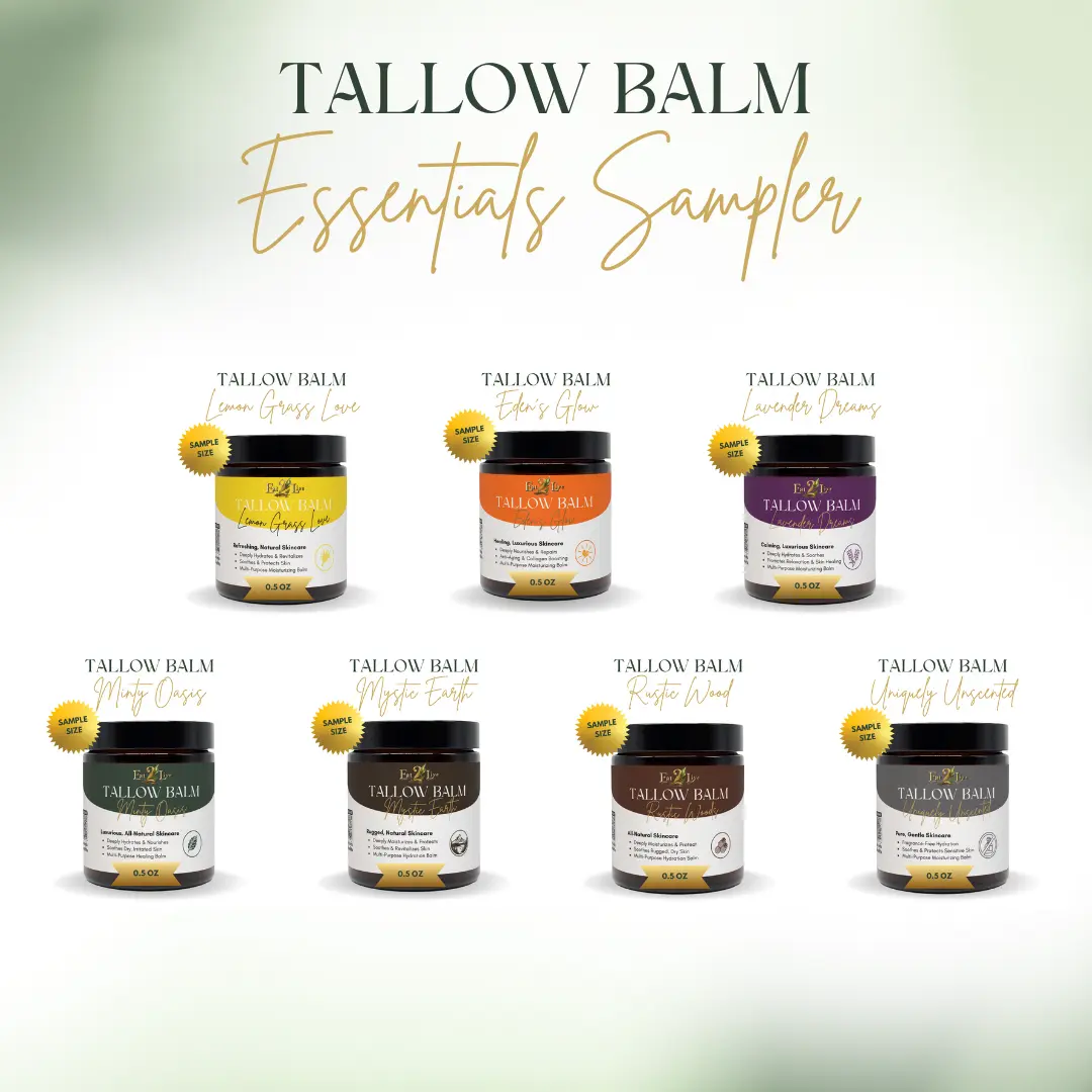7-Piece Tallow Balm Essentials Sample Set