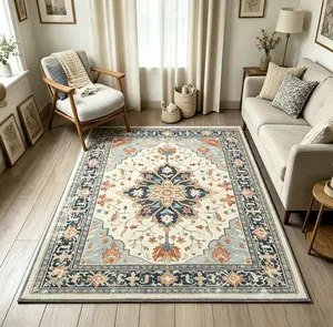 Viral Aesthetic Mother's Day Gifts, Trendy Boho Machine Washable Area Rug, Non Slip Large Indoor Floor Mat Runner Carpet for Living Room Bedroom Home Decor