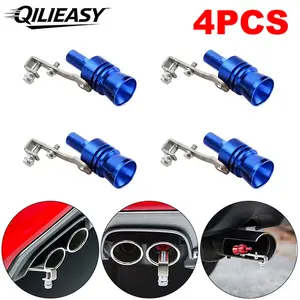 4pcs Car Exhaust Whistle for Cars Trucks Suvs Motorcycles, Vehicle, Enhance Exhaust Sound, Stylish Replacement Parts, Multiple Color Options