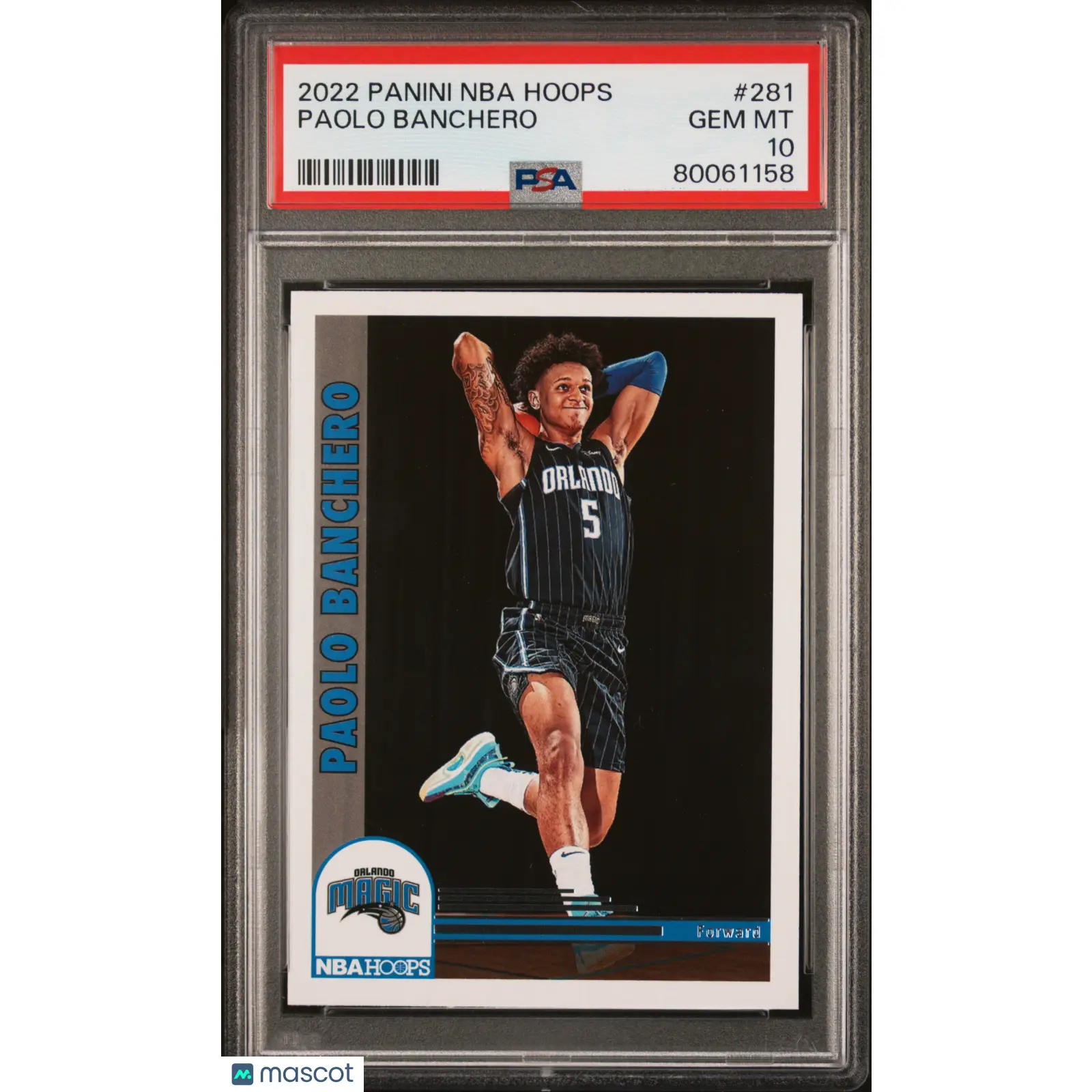 2022 Panini NBA Hoops Paolo Banchero #281 PSA 10