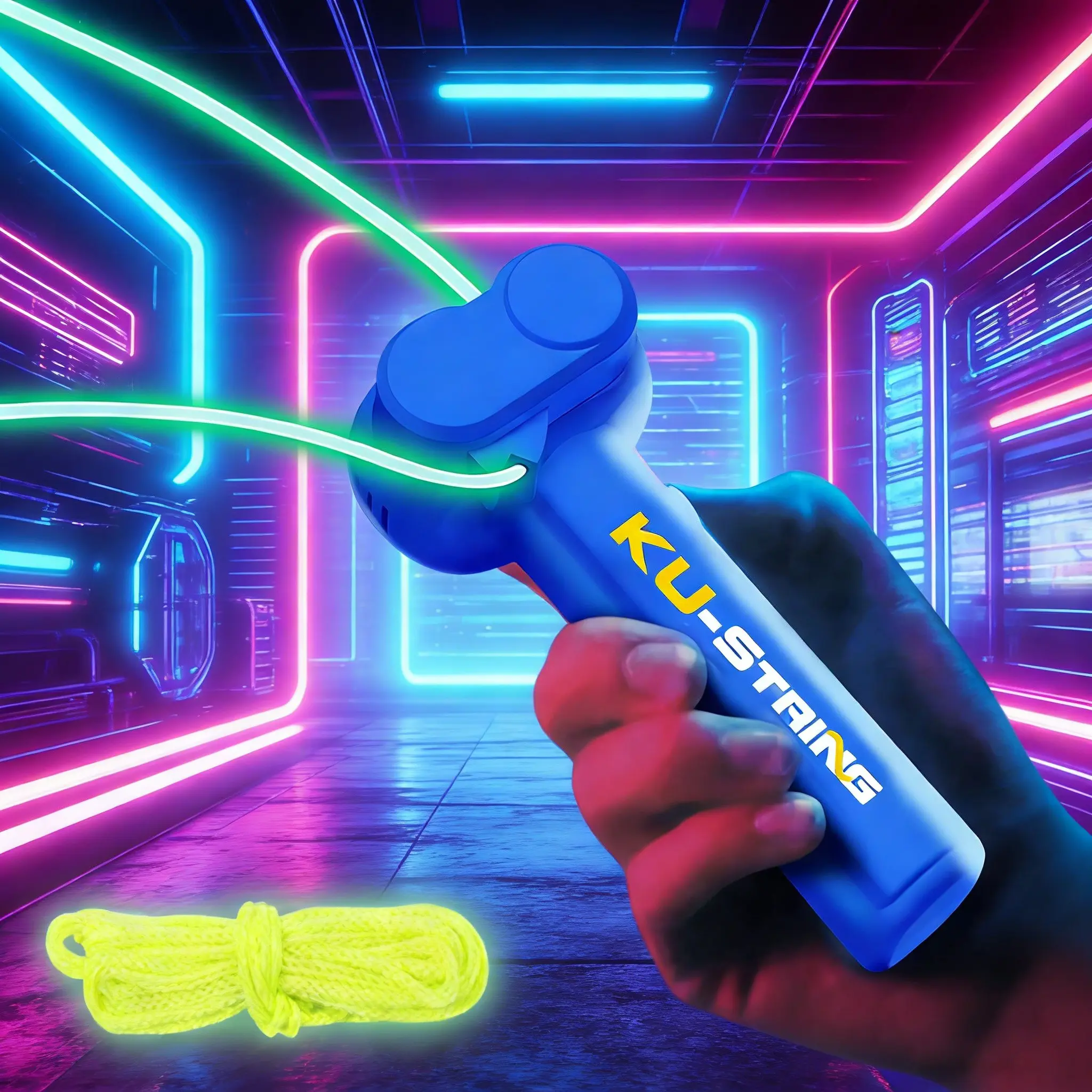 Revolutionary Rope Launcher Toy, Anti-Gravity Fun for Kids & Adults ...