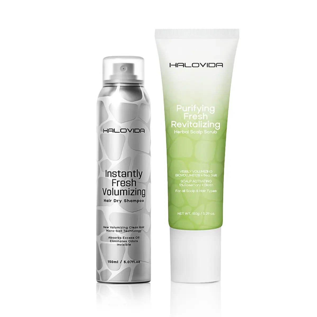 Hair Dry Shampoo 150ml+Herbal Scalp Scrub 5.29 0Z