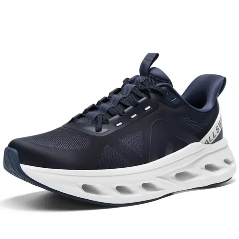 ALLSWIFIT MoveLito Men's Slip On Walking Shoes Cushioning Hands Free Non-Slip Arch Support Breathable Lightweight Comfortable Workout Tennis Running Gym Fashion Sneakers Outdoorfun