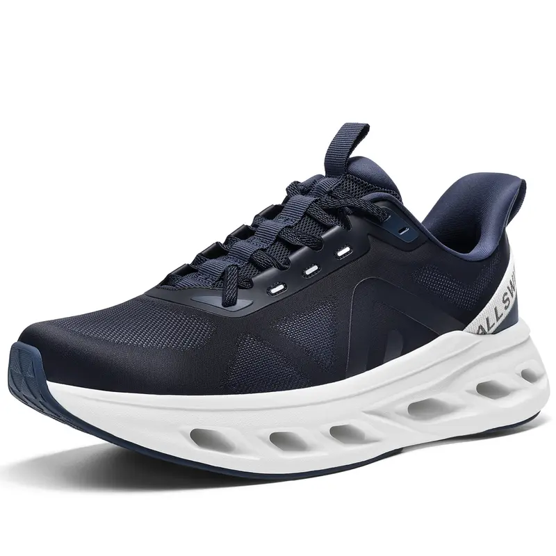 ALLSWIFIT MoveLito Men's Slip On Walking Shoes Cushioning Hands Free Non-Slip Arch Support Breathable Lightweight Comfortable Workout Tennis Running Gym Fashion Sneakers Outdoorfun