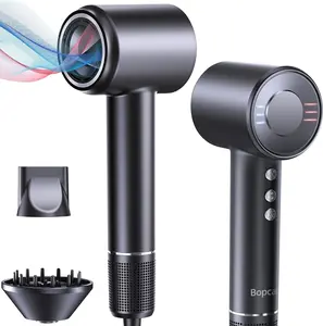Bopcal-887 High Speed Hair Dryer, 3Piece Set with Magnetic Nozzle and Diffuser