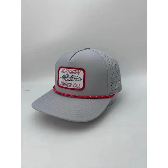 Men’s Adjustable Snapback Cap - Grey, Feather-Rope Accent, Casual Fashion Accessory | Men’s Hats, Mens Hats, Snapback Hats