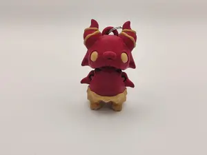 Demon Pixie Keychain - 3D Printed Fantasy Figurine