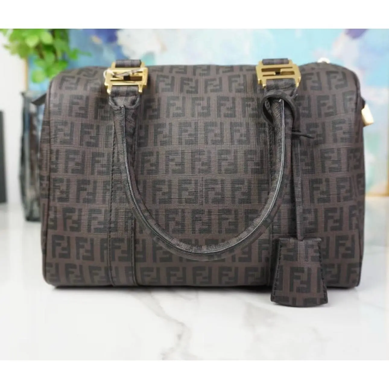 Pre-owned FENDI Leather Shoulder Bag z0702634418