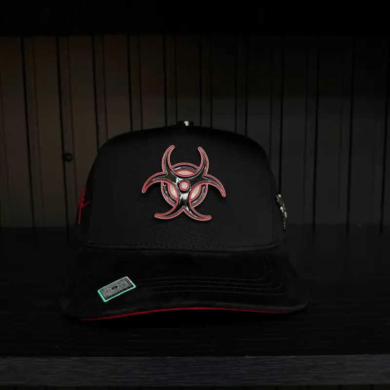 Virus BiggBoss SnapBack Hat-Black Suede hat