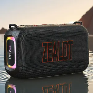 Zealot Z85 Portable Bluetooth-compatible Outdoor Bass Speaker, 50w Power, 8000mah Battery, Ipx6 Waterproof, Stereo Sound, Wireless Connectivity, Home/Party/Outdoor Use.