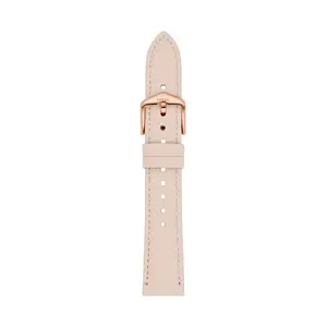 Fossil Women's 18mm Light Beige LiteHide™ Leather Watch Band