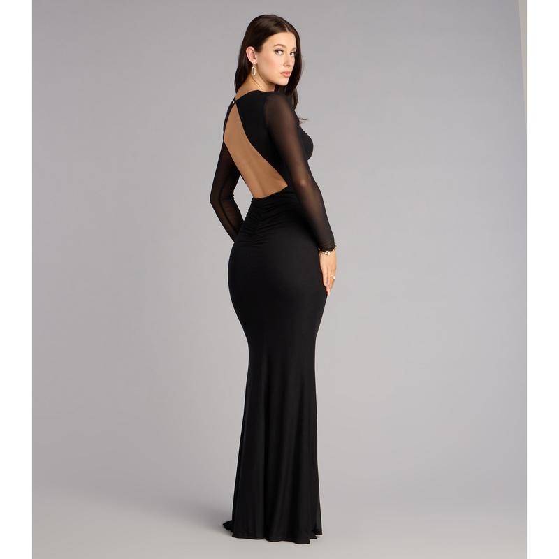 Shania Mesh Mermaid Formal Dress