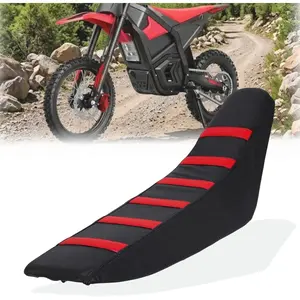 Gut Seat Cover for Yozma in 10 Electric Dirt Bike, Anti-Slip and Waterproof, Thickened Seat Cover for Yozma in 10 Electric Motorcycle, Ebike Upgraded Replacement Part, Red