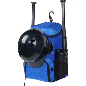 Lightweight Baseball Bat Backpack with Shoe Compartment, Softball Gift for Women with Fence Hook & Batting Glove, Helmet |   Multiple Colors