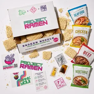 Broken Noodle Value Instant Ramen Box | 12 Pack | Assorted Imperfect Ramen Variety Bundle