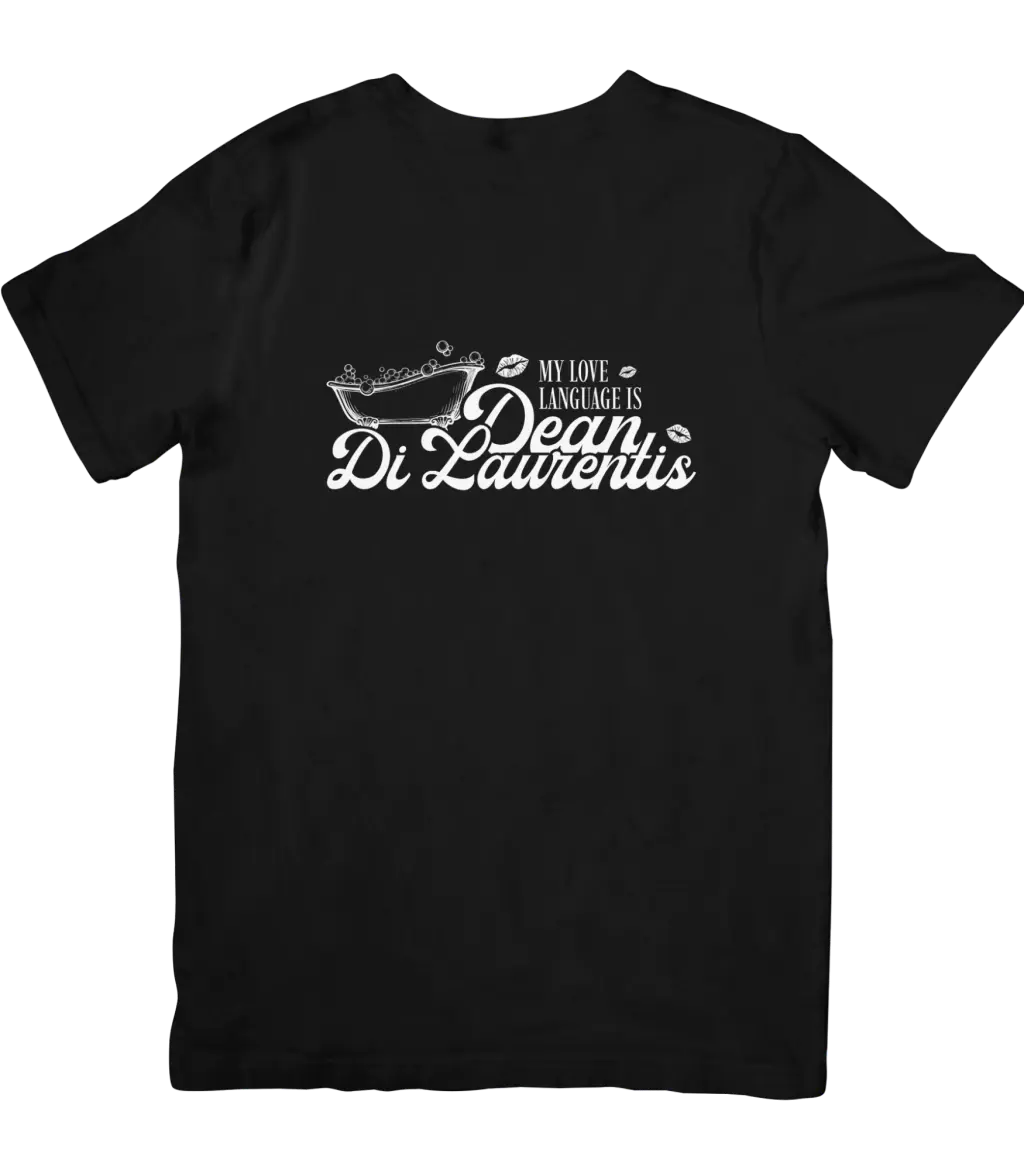 My Love Language is Dean Di Laurentis Briar Hockey Shirt, Off-Campus Movie Crewneck, Hockey Romance, Briar University Sweatshirt, Campus Hockey