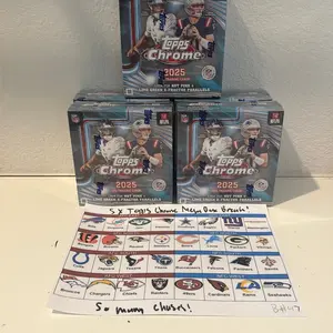 5x Brand New Topps Chrome Mega Boxes!, Pick Ur team! BRAND NEW PRODUCT. SO MANY CHASES! b#55