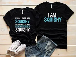 JFinding Nemo Couple  T-Shirt, I Shall Call Him Squishy And I Am Squishy Couple Matching for Women for Men Unisex, Perfect Gift Anniversary Clothes