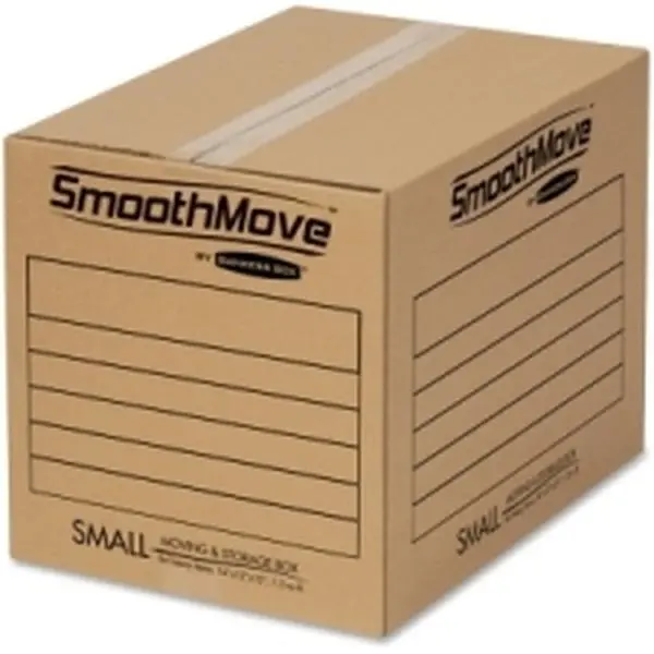 212 MAIN SmooveMove Small Basic Storage Boxes, Home Organizers for Packing and Moving (Home Supplies), Pack